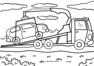 abschleppwagen-auto-transportieren-ausmalvorlage