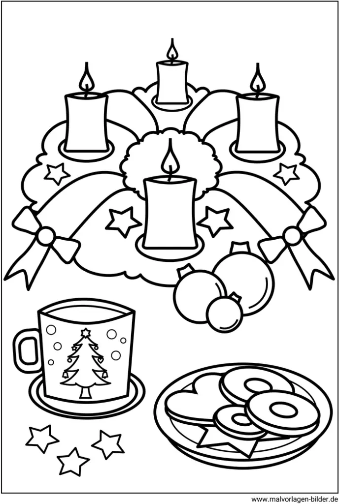 adventskranz-mit-kerzen-und-plaetzchen-ausmalbild