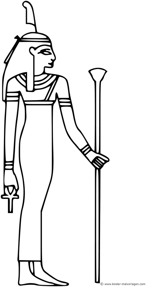 aegyptische-figur-mit-stab-und-symbolen