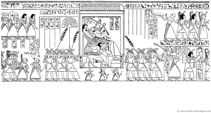 aegyptische-hieroglyphen-götter-pharaonen