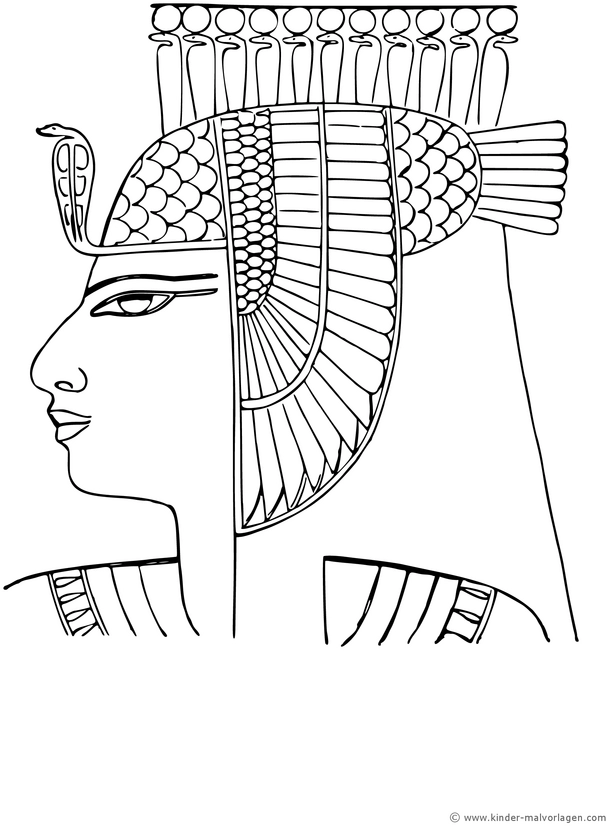 aegyptischer-kopf-mit-kopfschmuck-und-details