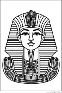 aegyptischer-pharao-malvorlage-ausmalbild