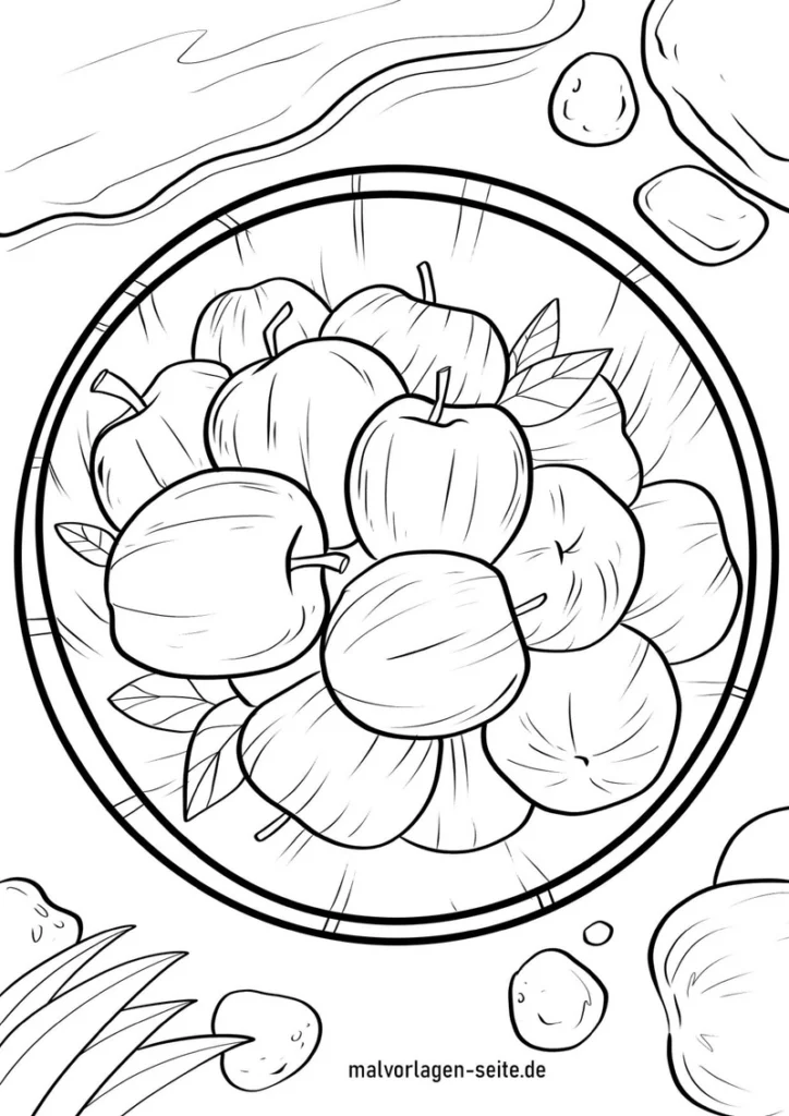 aepfel-in-einer-schuessel-malen