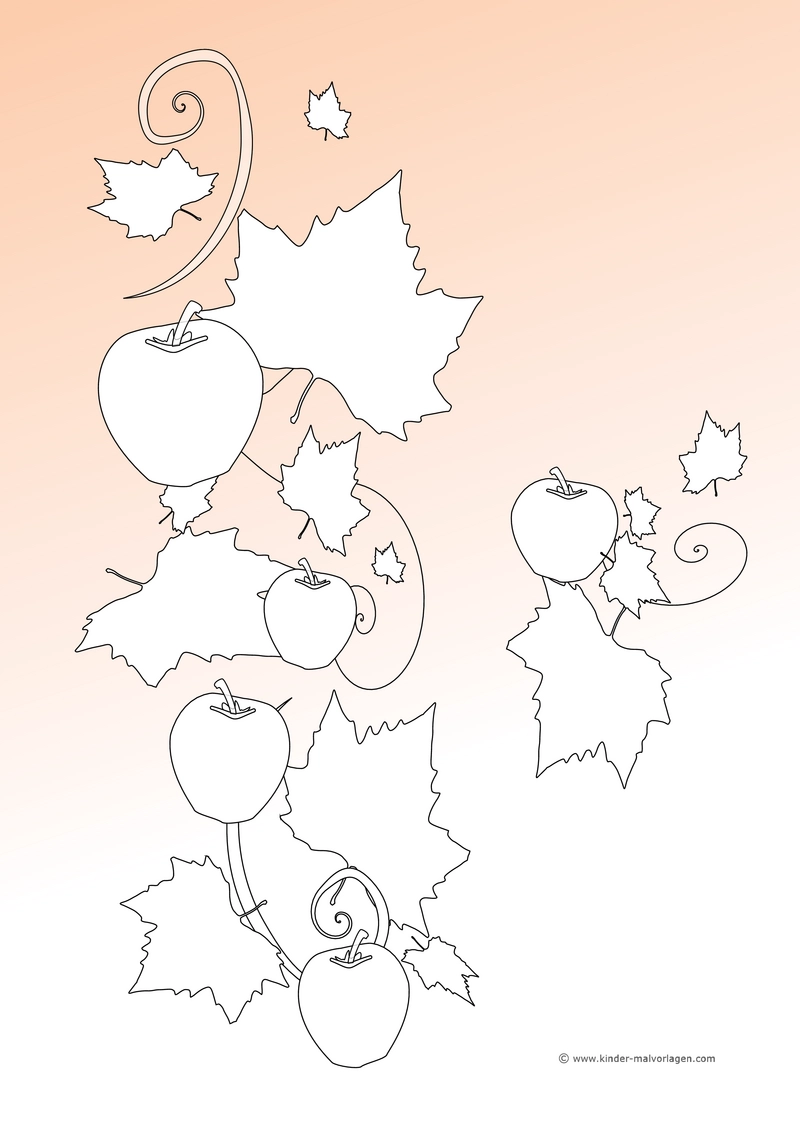 aepfel-und-blaetter-herbst-malen