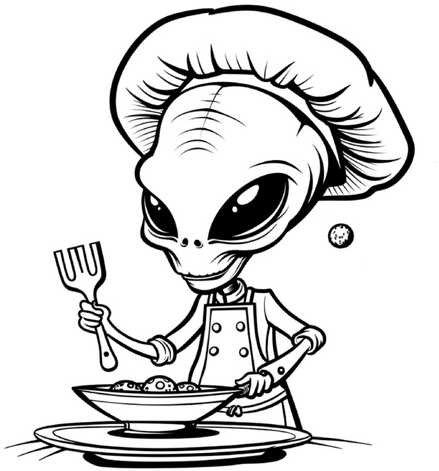 alien-koch-in-der-kueche-malvorlage