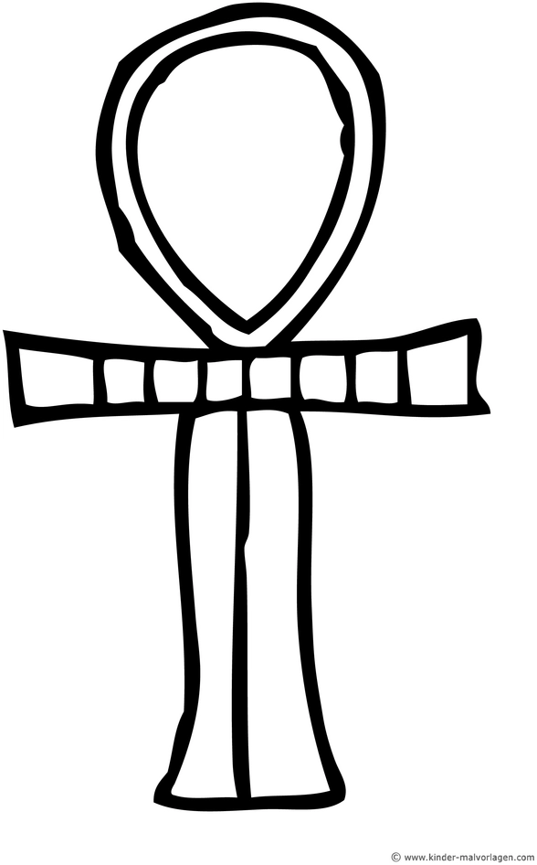 ankh-lebenssymbol-ausmalvorlage