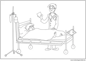 arzt-kind-im-krankenhaus-ausmalvorlage