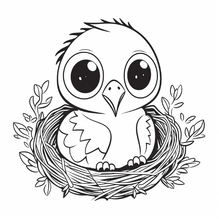babyvogel-im-nest-mit-pflanzen