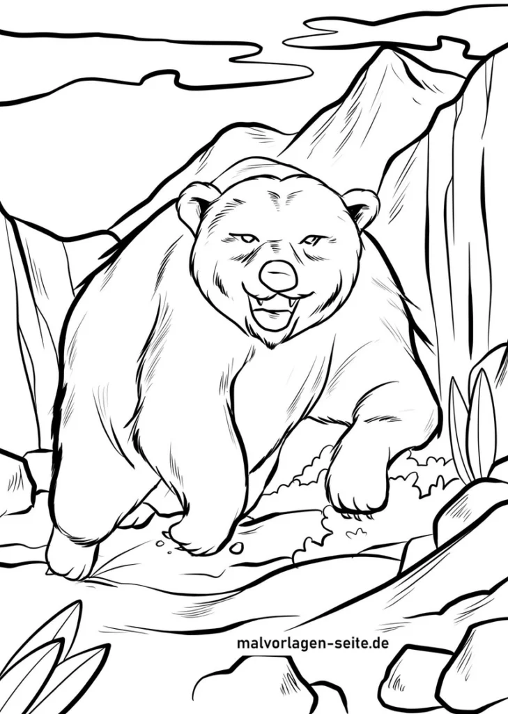 baeren-in-der-natur-ausmalvorlage