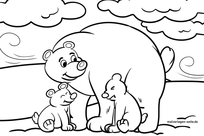 baerenfamilie-in-der-natur