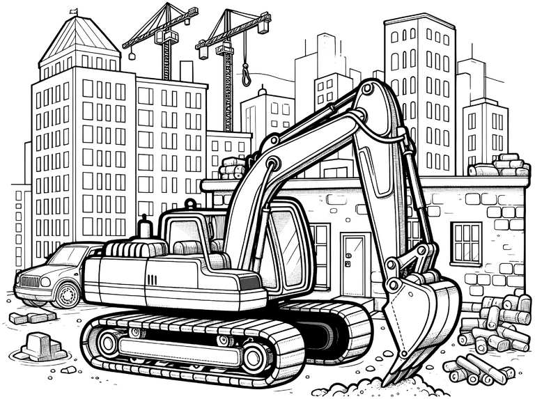 bagger-auf-baustelle-malvorlage