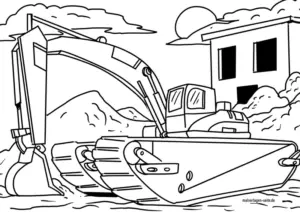 bagger-auf-der-baustelle-malvorlage