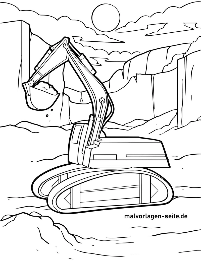bagger-in-der-baustelle-malvorlage