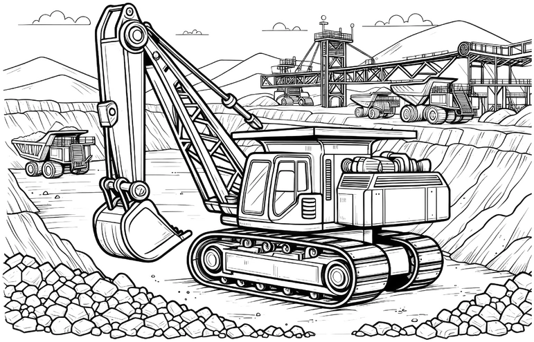 bagger-malvorlage-auf-baustelle