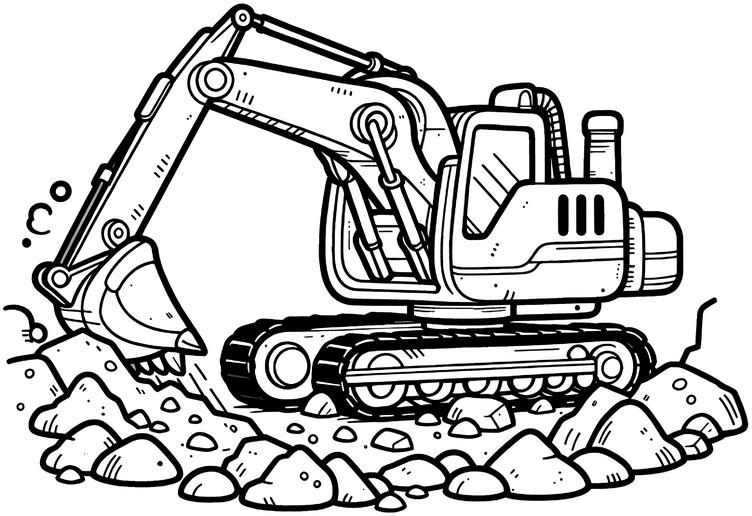 bagger-malvorlage-fuer-kreative-bauarbeiter