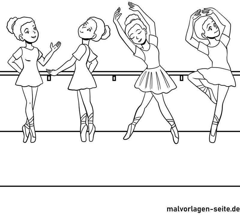 ballett-taenzerinnen-ausmalvorlage