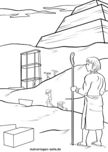 bau-der-pyramiden-ausmalvorlage