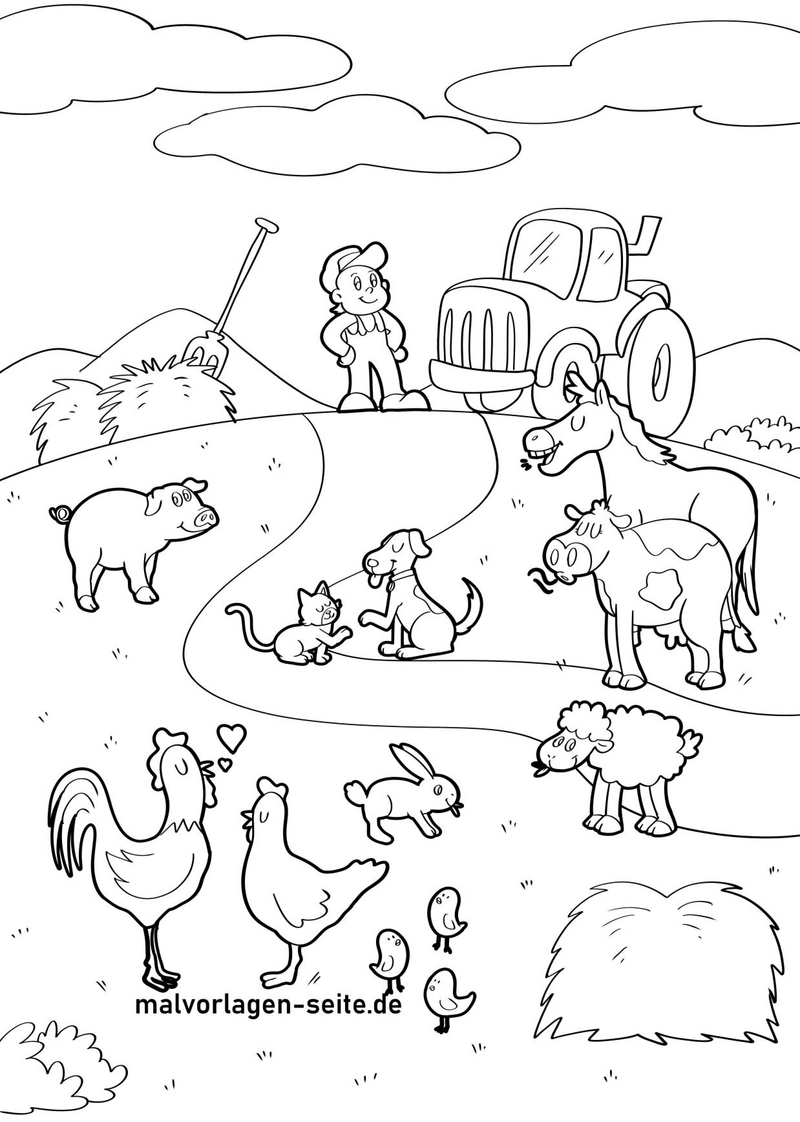 bauernhof-szenen-mit-tieren-traktor