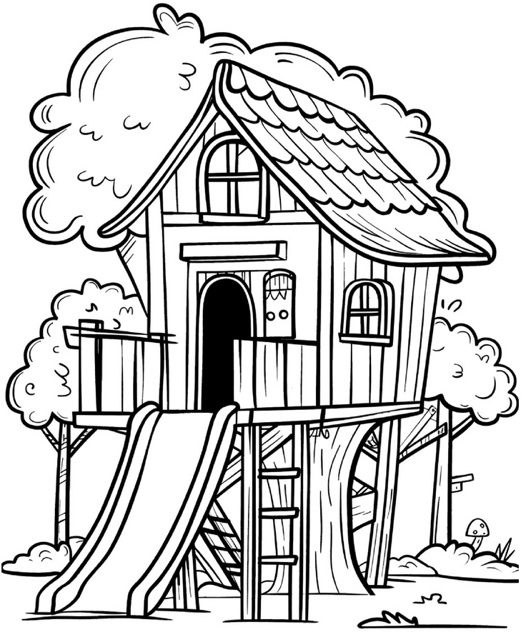 baumhaus-ausmalvorlage-kreativ-gestalten