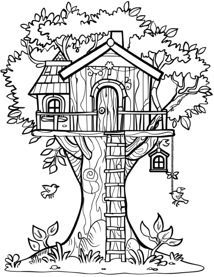 baumhaus-in-einem-baum-mit-vögeln-und-naturdetails