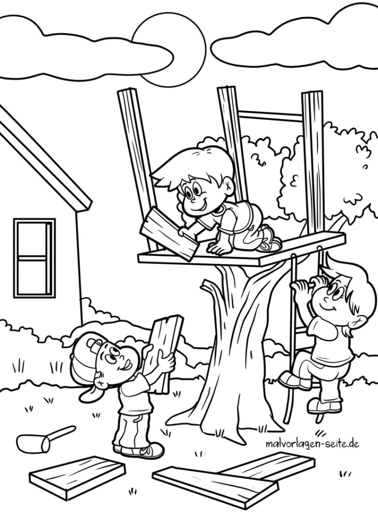 baumhaus-mit-kindern-im-freien