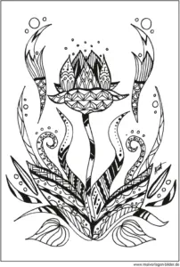 blume-ausmalvorlage-fuer-erwachsene-kinder