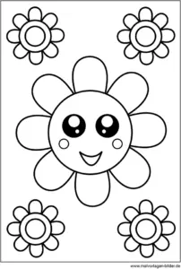 blume-mit-laechelndem-gesicht-und-blumen-malen