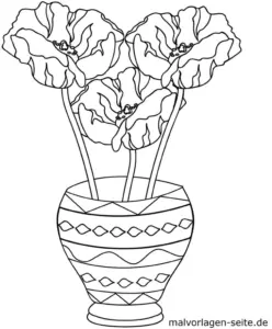 blumen-in-vase-ausmalvorlage