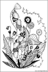 blumen-malen-ausmalvorlage-fuer-erwachsene