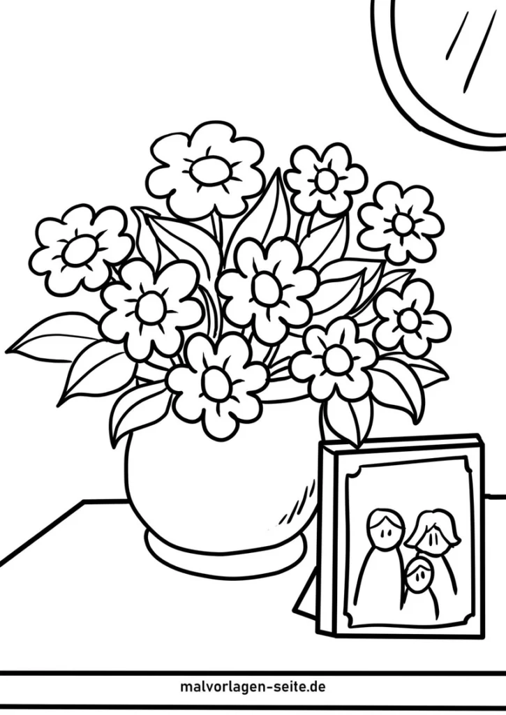 blumenarrangement-mit-familie-ausmalen