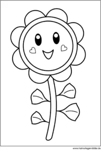 blumenbild-mit-gesicht-ausmalvorlage