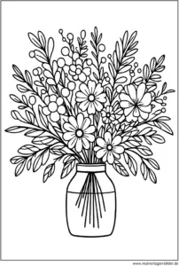 blumenstrauss-in-vase-ausmalbild