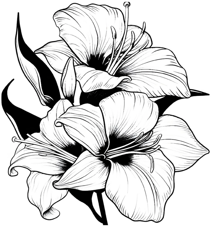 blumenstrauss-zum-ausmalen