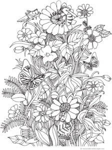 blumenwiese-mit-insekten-ausmalvorlage