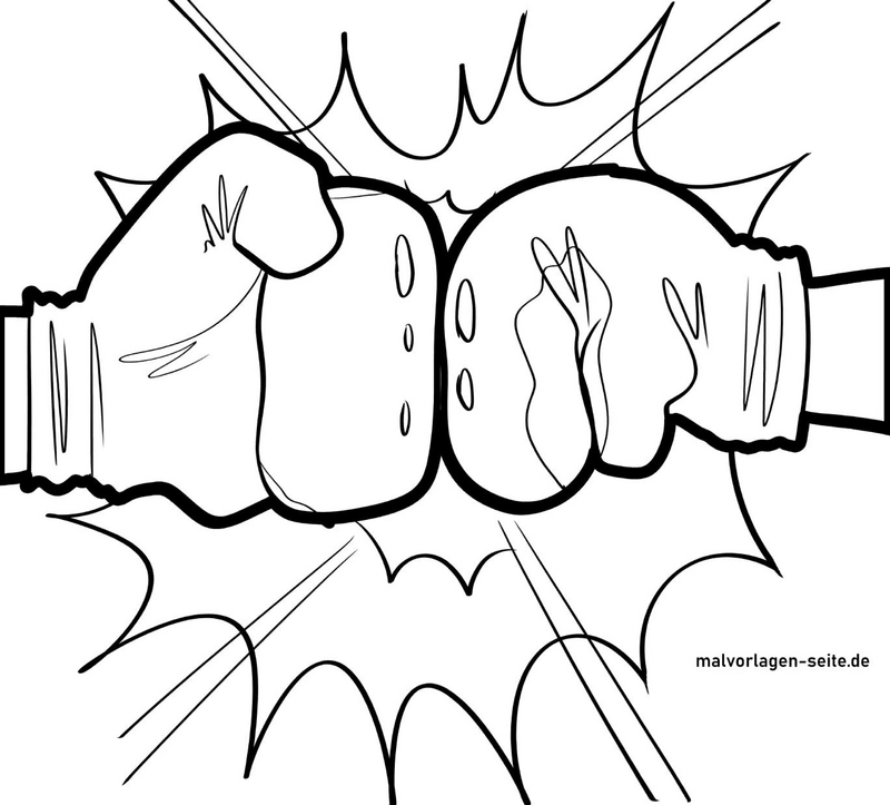 boxhandschuhe-kreativ-ausmalen