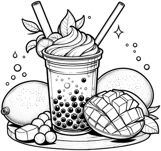 bubble-tea-getraenk-mit-fruechten-ausmalbild