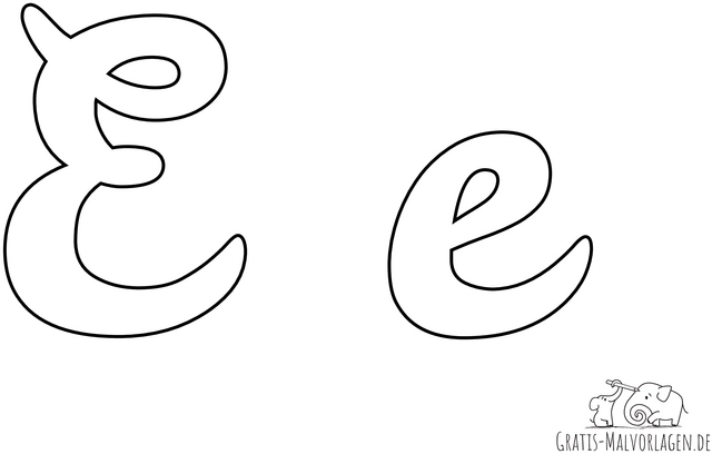 buchstaben-e-gross-und-klein-ausmalvorlage