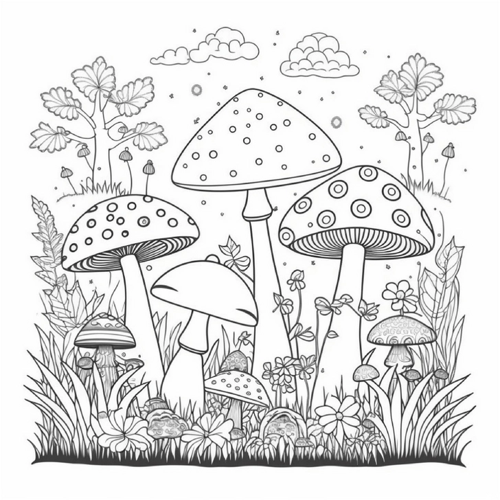bunte-pilze-in-einer-fantastischen-landschaft