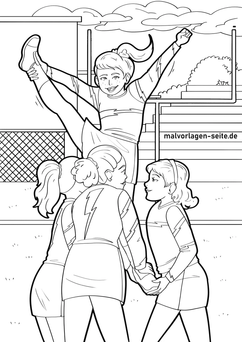 cheerleader-ausmalvorlage-mit-teamgeist