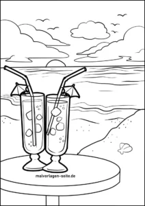 cocktails-am-strand-und-sonnenuntergang