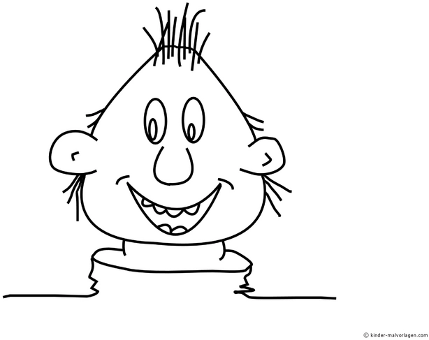 comic-charakter-mit-haarschopf