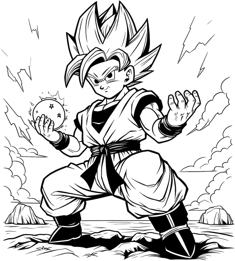 comic-charakter-mit-magischem-artefakt-ausmalvorlage