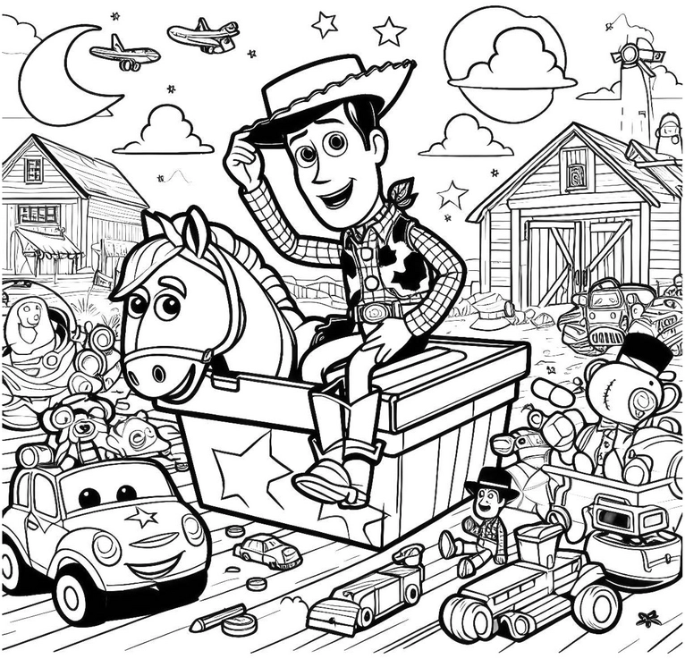 cowboy-im-wilden-westen-ausmalvorlage