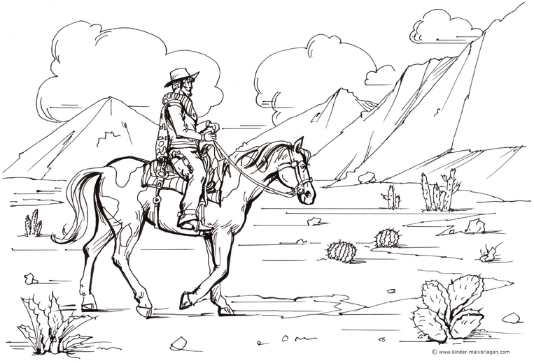 cowboy-reitet-durch-die-wildnis