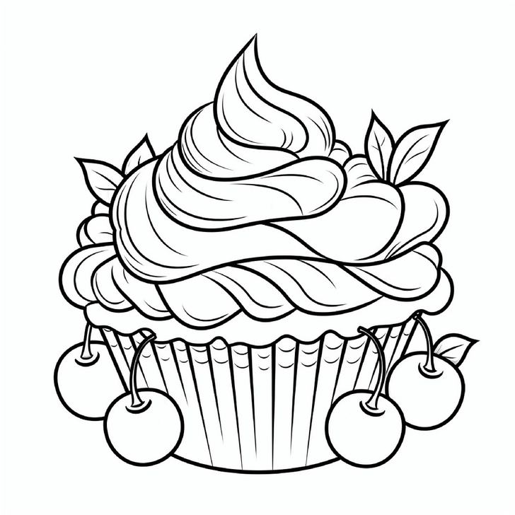 cupcake-mit-sahne-und-kirschen