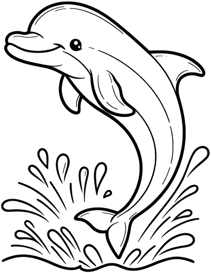 delfin-ausmalvorlage-kreativ-gestalten