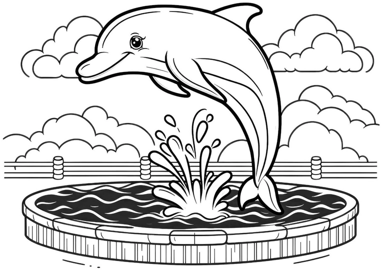 delfin-ausmalvorlage-springender-delfin