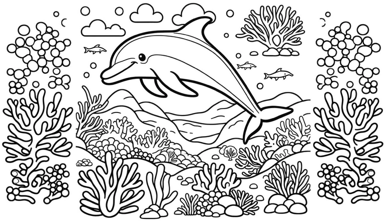 delfin-in-der-unterwasserwelt-mit-korallenriff