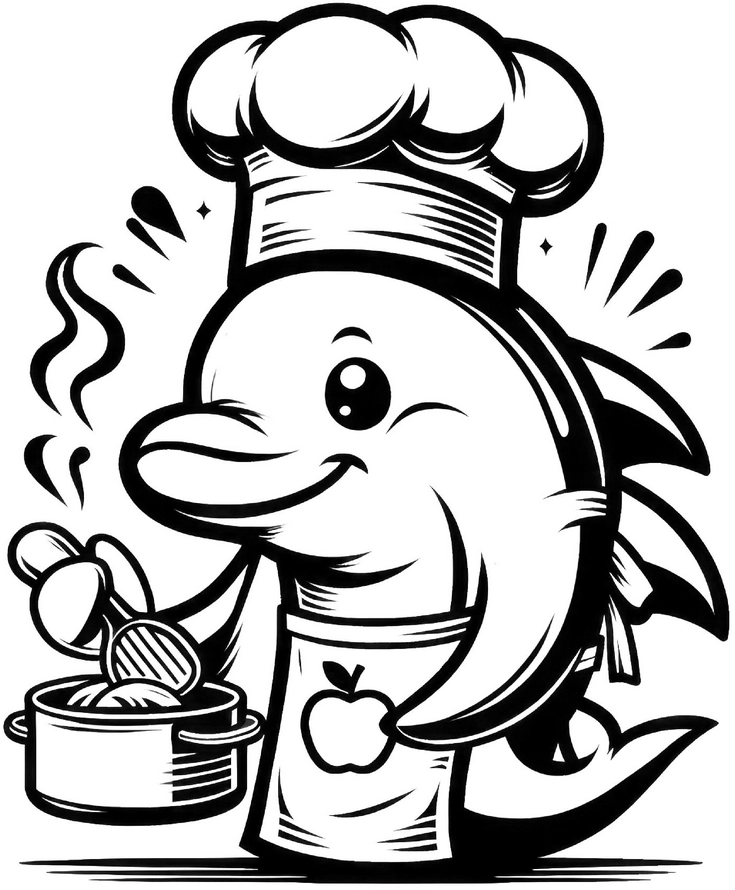 delfin-kueche-malen