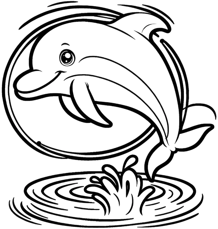 delfin-malvorlage-fuer-kreative-koepfe